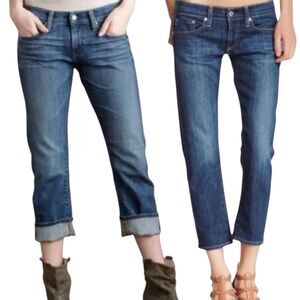 AG Adriano Goldschmied The Tomboy Crop Jeans Size 29 Relaxed Straight Leg